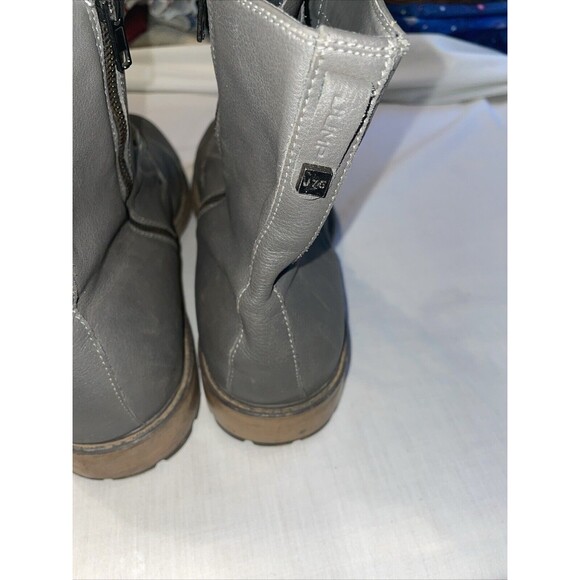 J 75 By Jump Men’s Ankle Boots Sz 13 M Gray Leather Grunge Streetwear Going Out - Picture 12 of 12